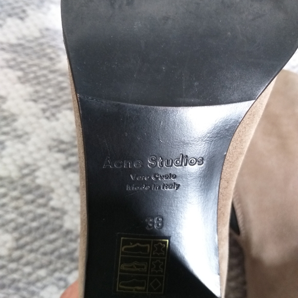 Acne Studios Suede Ankle Boots - Picture 6 of 7